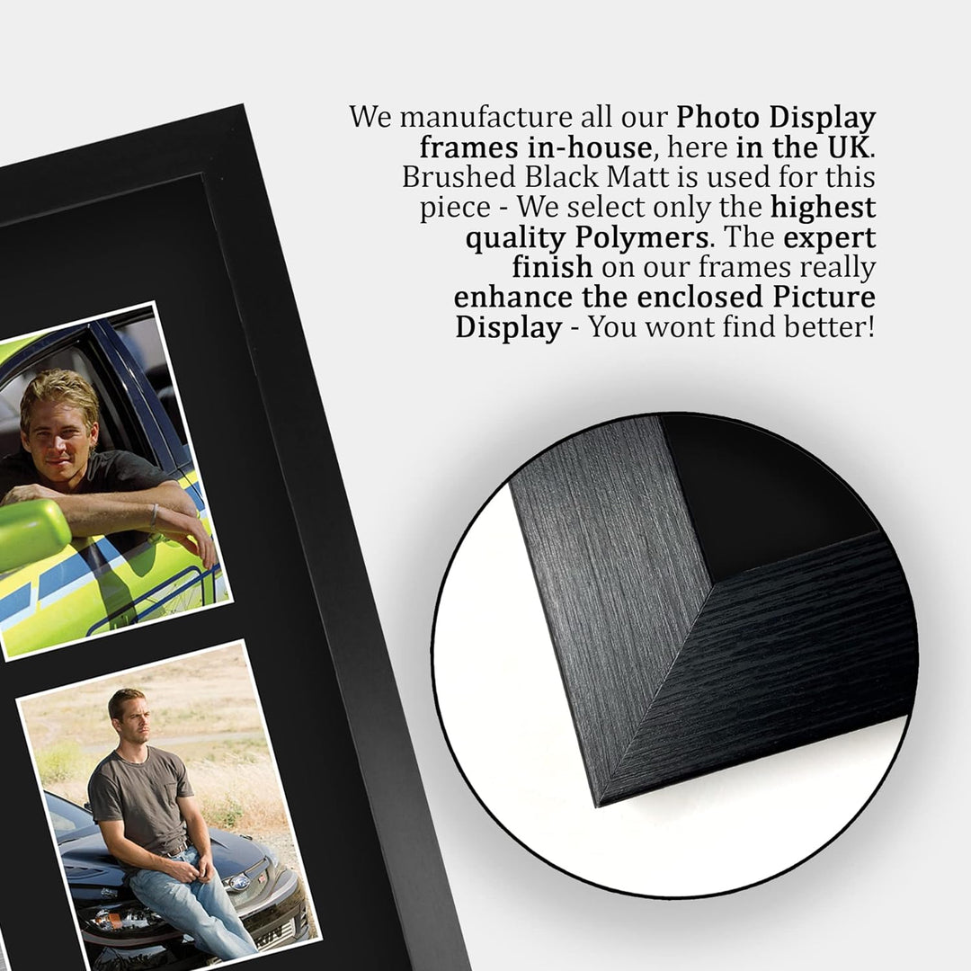 HWC Trading FR A3 Paul Walker Fast and Furious Geschenke Gedruckt, Signiert Autogramm Bild Display F