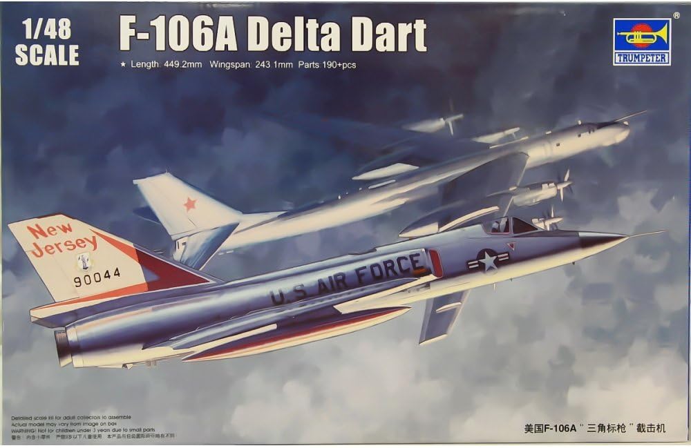 Trumpeter 002891-1/48 F-106A Delta Dart Modellbausatz