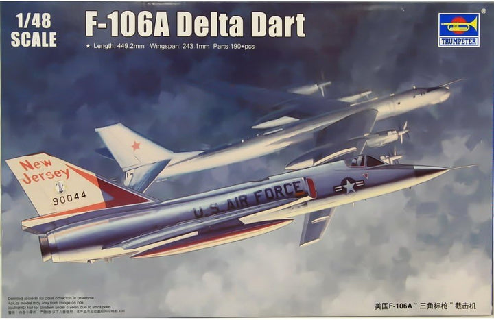 Trumpeter 002891-1/48 F-106A Delta Dart Modellbausatz