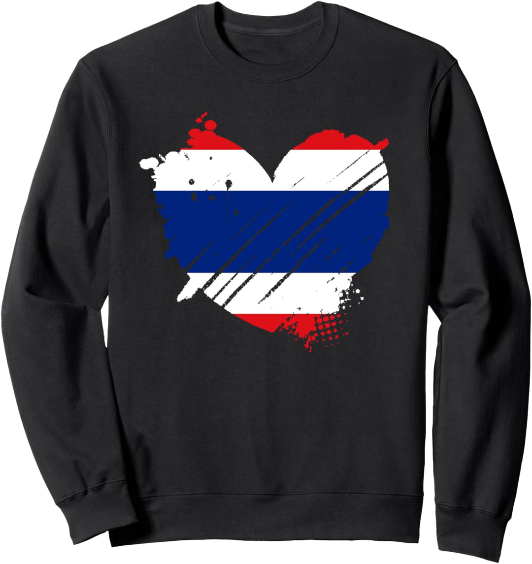 Thailand-Flagge I love Thailand DNA Geschenk für Thailänder Sweatshirt
