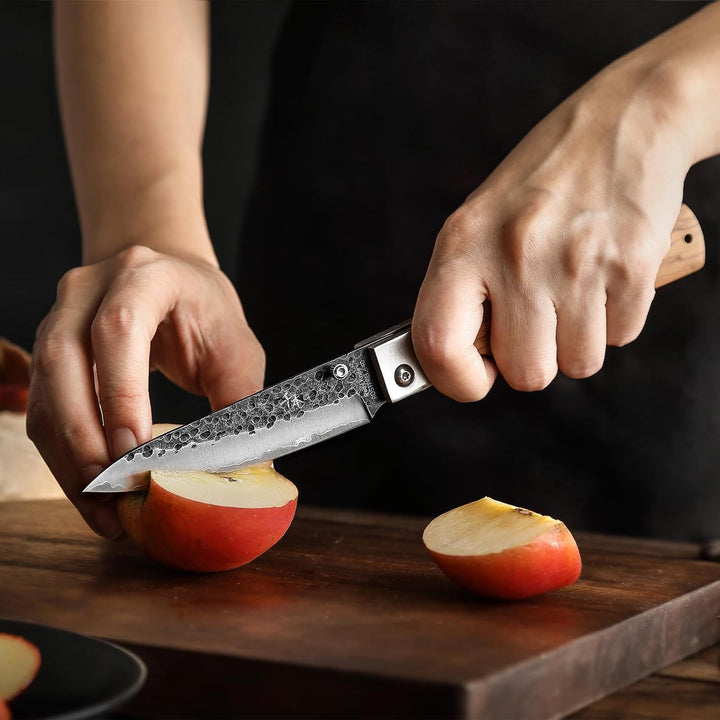 SENBON 440 Geschmiedeter Edelstahl Camping Peeling Blade Scharfe japanisches stil Faltende Tragbare