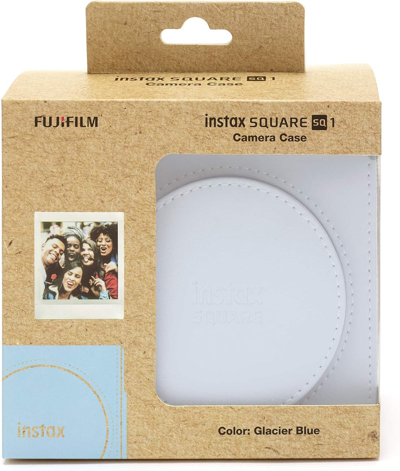 INSTAX Square SQ1 Glacier Blue + SQ1 Kameratasche Gletscherblau, 70100148600 Glacier_Blue Bundle_mit