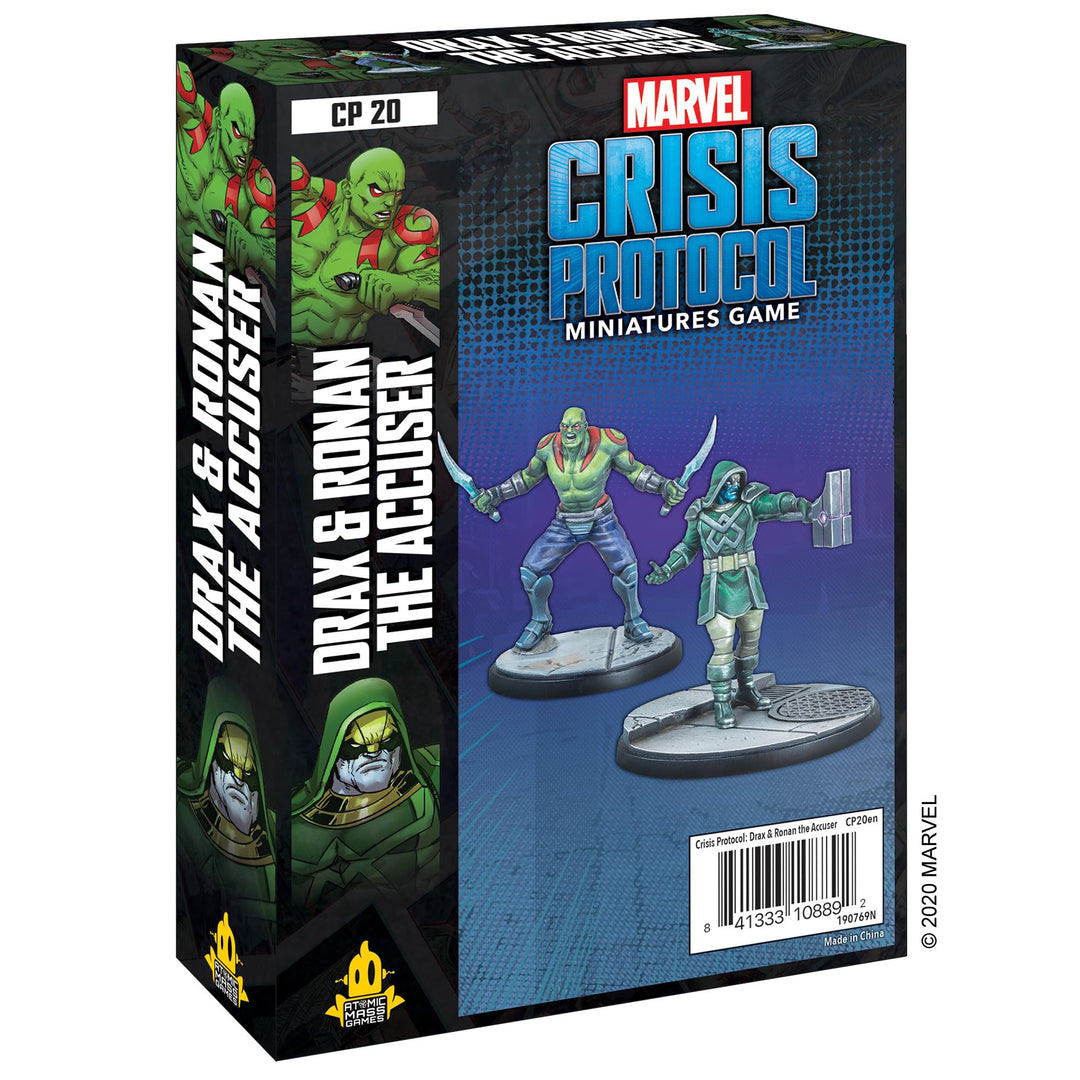 Atomic Mass Games , Marvel Crisis Protocol: Character Pack: Drax and Ronan The Accuser, Miniatures G