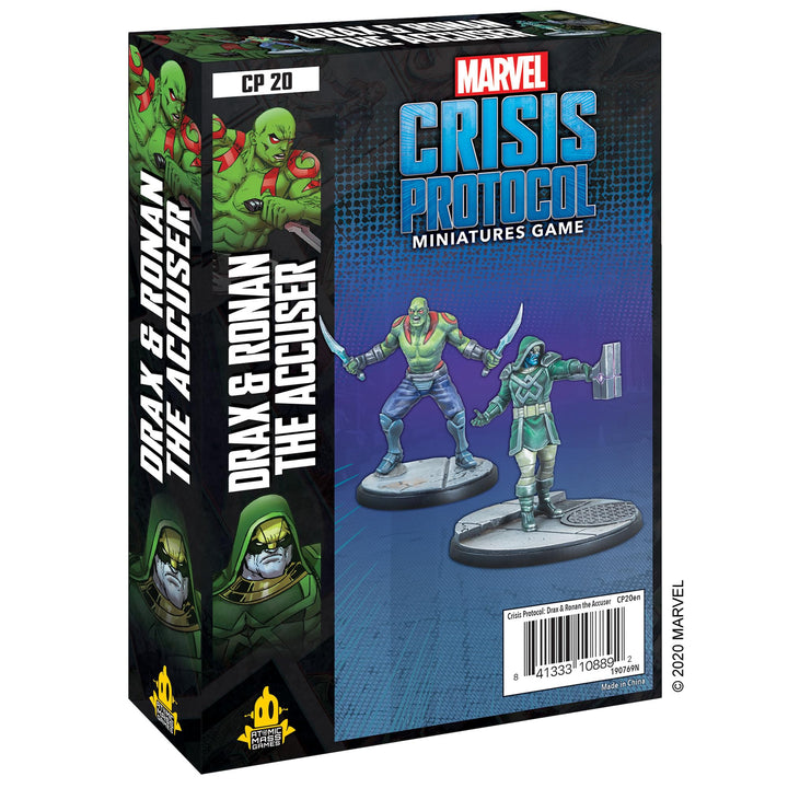 Atomic Mass Games , Marvel Crisis Protocol: Character Pack: Drax and Ronan The Accuser, Miniatures G