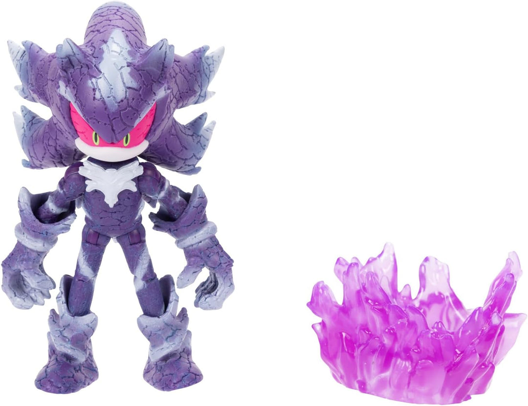 Sonic the Hedgehog Mephiles the Dark Actionfigur mit lila Nebel-Basiszubehör, 10,2 cm, ab 3 Jahren (