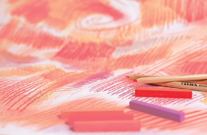 Lyra Polycrayons Federmäppchen Kreide künstlerischen Hohe Mitgliedschaft der Oberfläche Etui mit 24