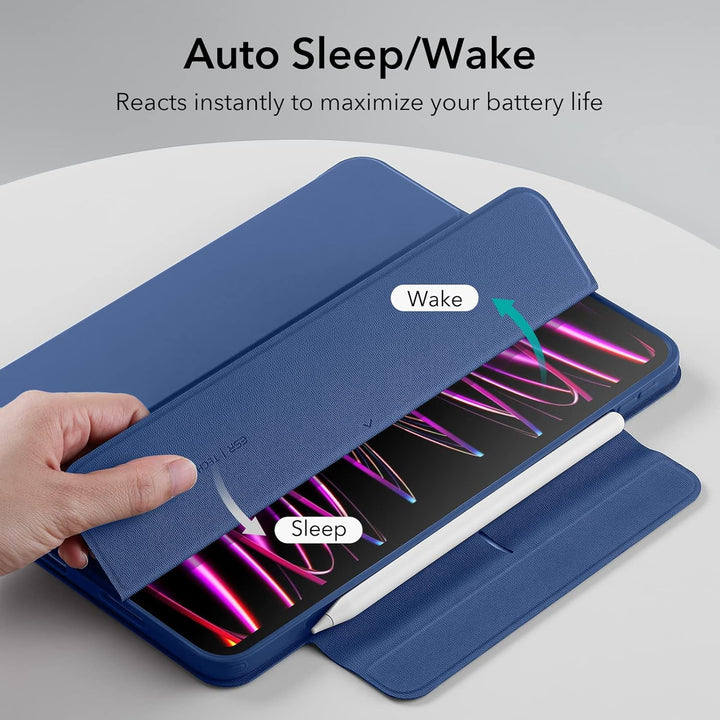 ESR Hybrid Hülle für iPad Pro 12.9 Hülle (2022/2021), iPad Pro 12.9 Case mit Pencil Halter, 12,9 Zol