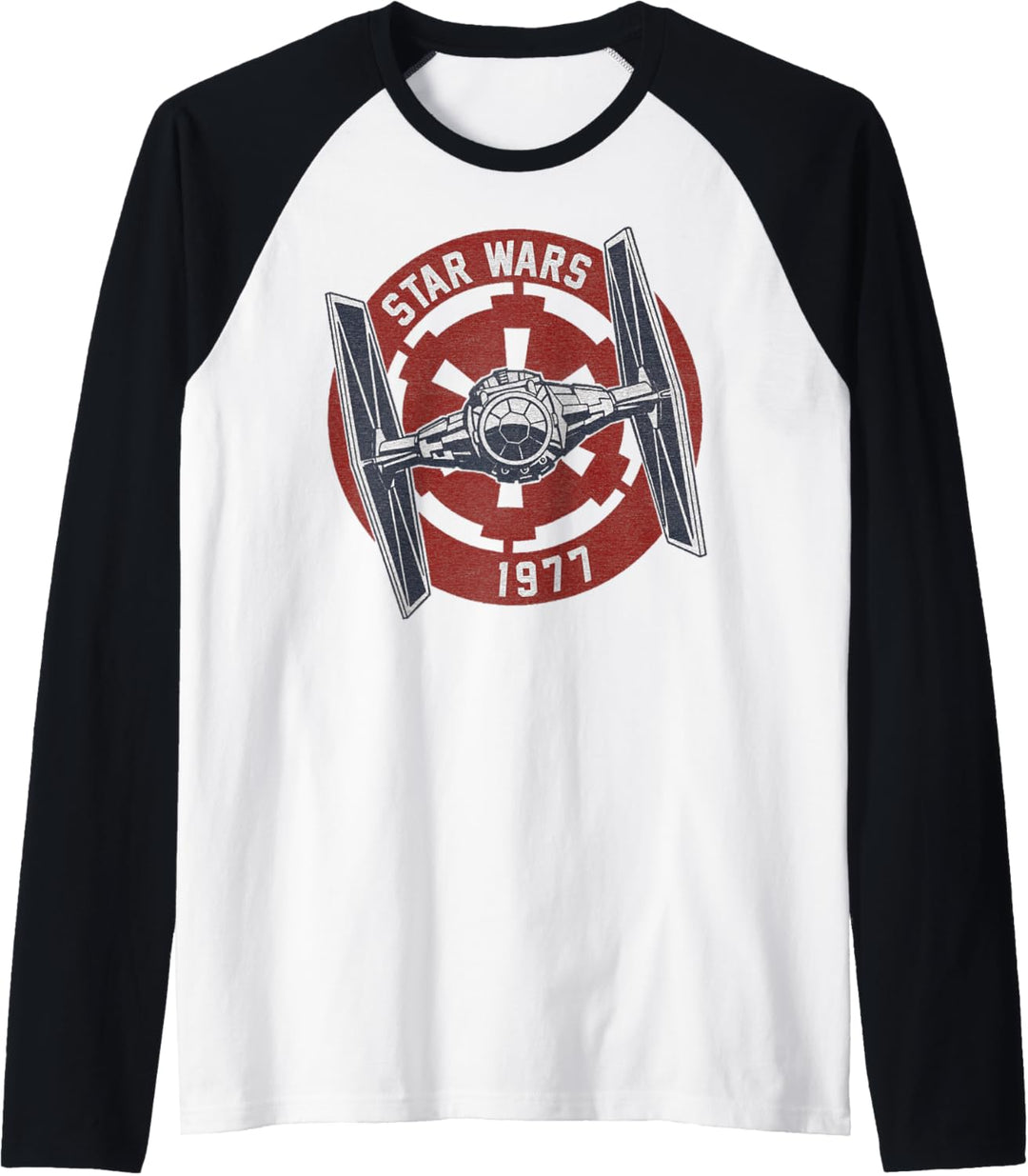 Star Wars Tie Fighter Imperial 1977 Badge Raglan