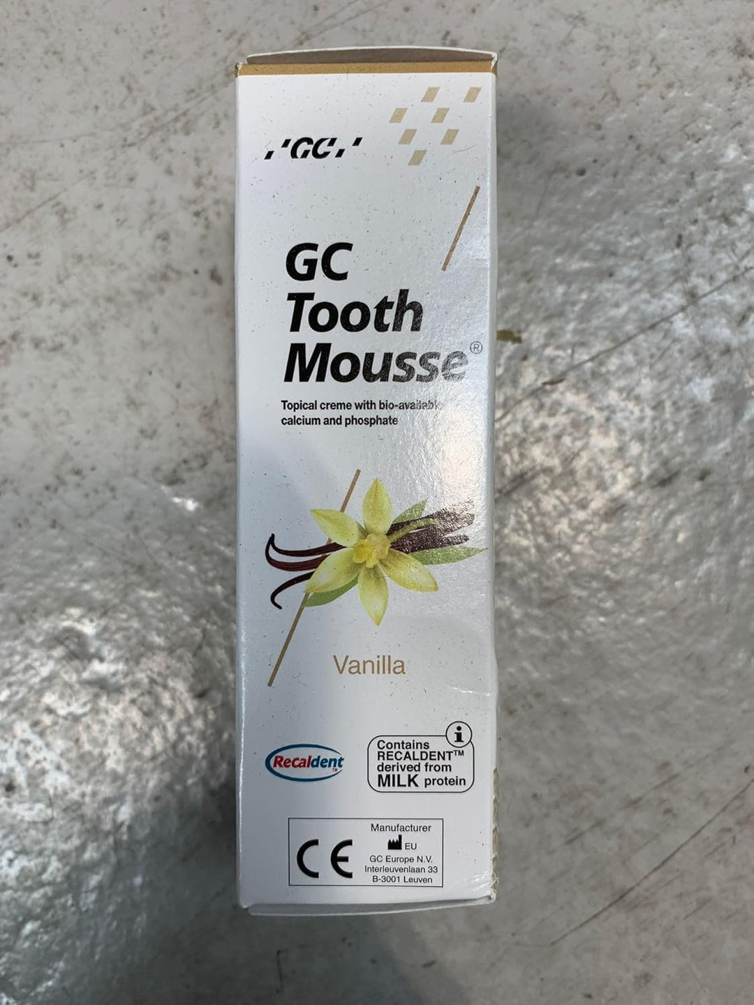 2x GC Tooth Mousse Zahnpasta 35ml Tube Vanille (2x 35ml)