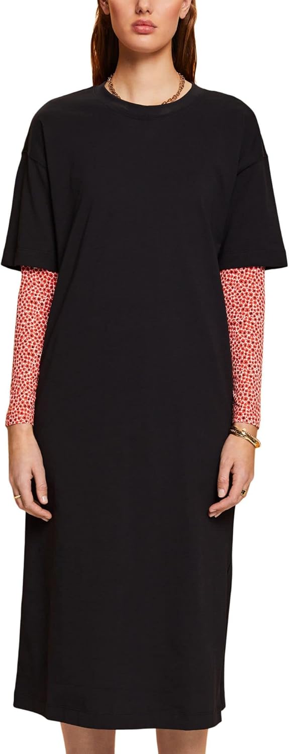 ESPRIT Damen Kleid, 002/Black 2