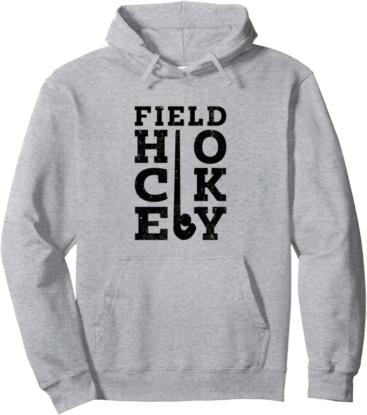 Retro Grafik Hockeyspieler Feldhockey Hockeyschläger Hockeyschläger Hockeyschläger Pullover Hoodie