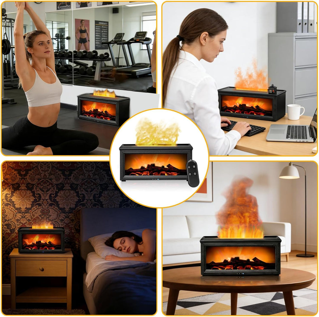 Mini-Luftbefeuchter für Schlafzimmer, 280ML Tragbare Diffuser Luftbefeuchter, 7-Farben LED Aroma Dif