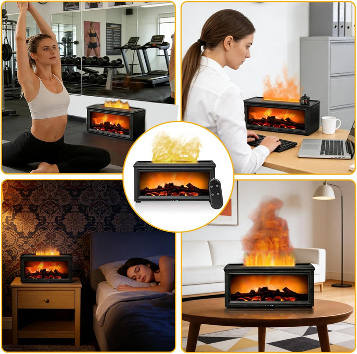 Mini-Luftbefeuchter für Schlafzimmer, 280ML Tragbare Diffuser Luftbefeuchter, 7-Farben LED Aroma Dif