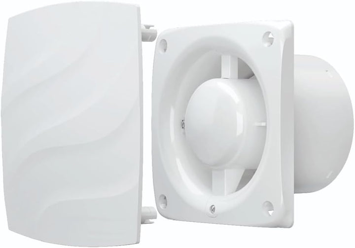 Vlano ALTO Badlüfter, WC Ventilator, Standard, Quick-Fix System, ohne Bohren, 100 mm oder 120 mm, 95