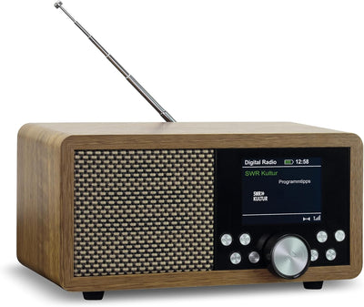 Dynavox DBT600 DAB+ Radio, tragbares, digitales UKW Radio, ideal als Küchenradio, Badradio, Büroradi