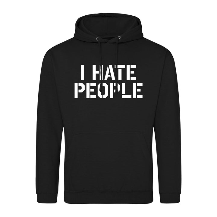Huuraa Unisex Hoodie I Hate People Geschenk Pullover Grösse S-3XL Vegan I Hate Geschenkidee S Deep B