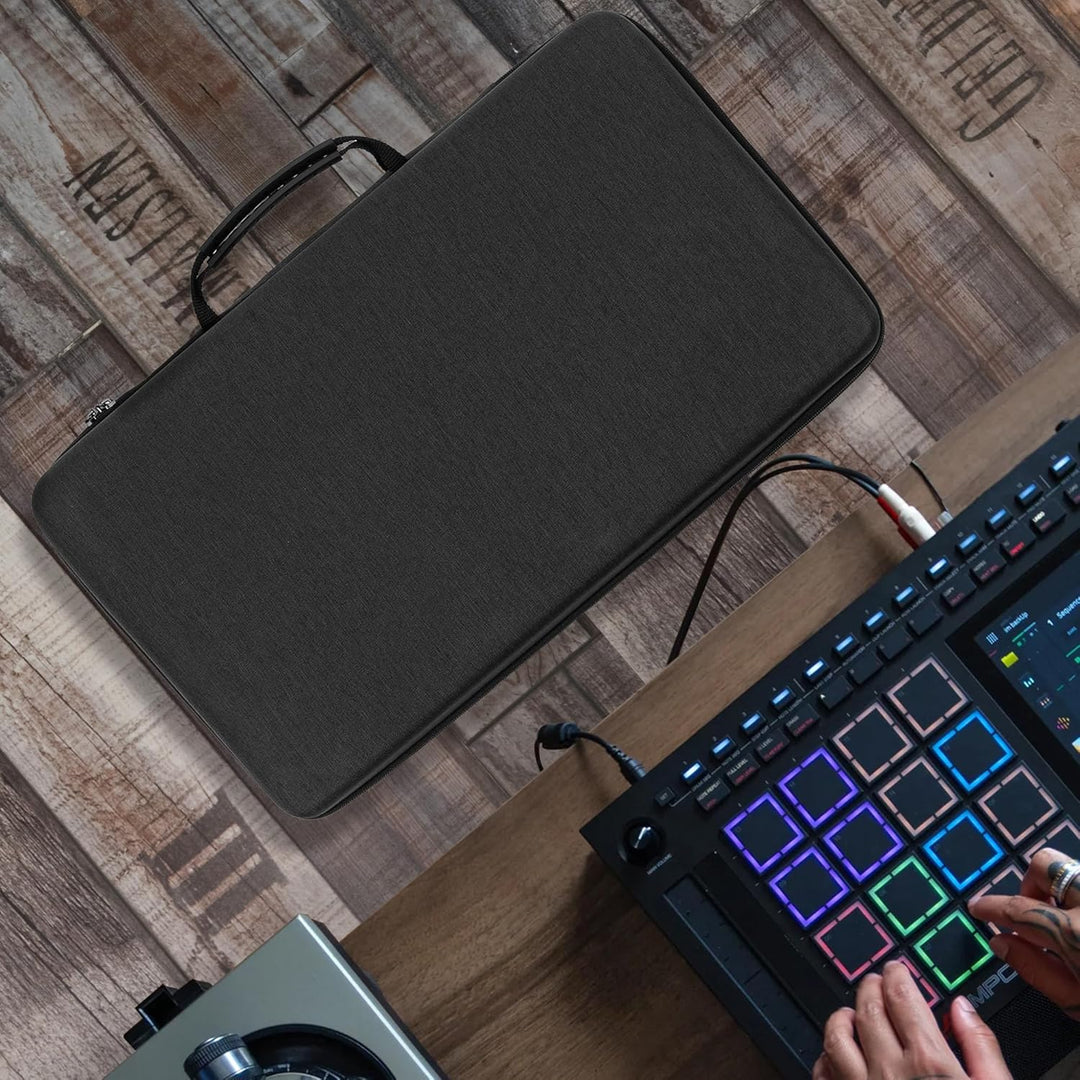 GEEKRIA Tragetasche für Audio-Interface, kompatibel mit Akai Professional MPC Live III, EVA-Hartscha
