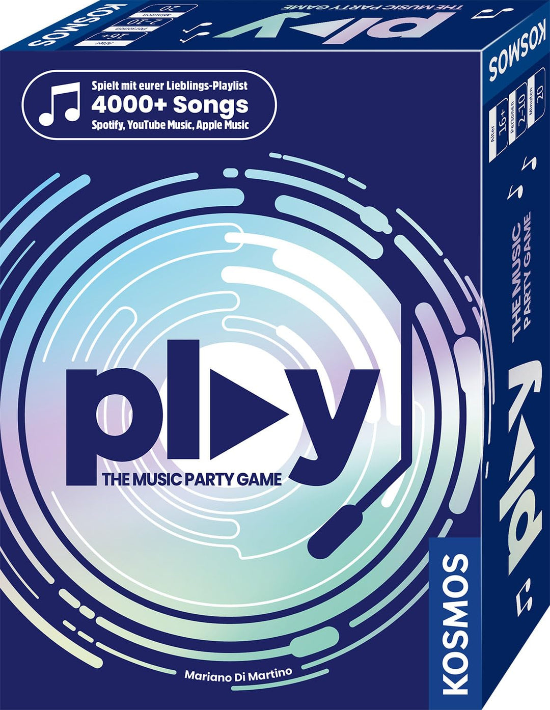 Kosmos Play - The Music Party Game, Deutsch, Spielt mit eurer Lieblingsplaylist 4000+ Songs, Musik-P