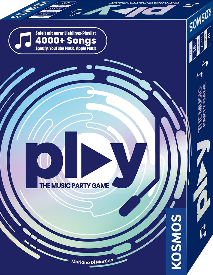 Kosmos Play - The Music Party Game, Deutsch, Spielt mit eurer Lieblingsplaylist 4000+ Songs, Musik-P