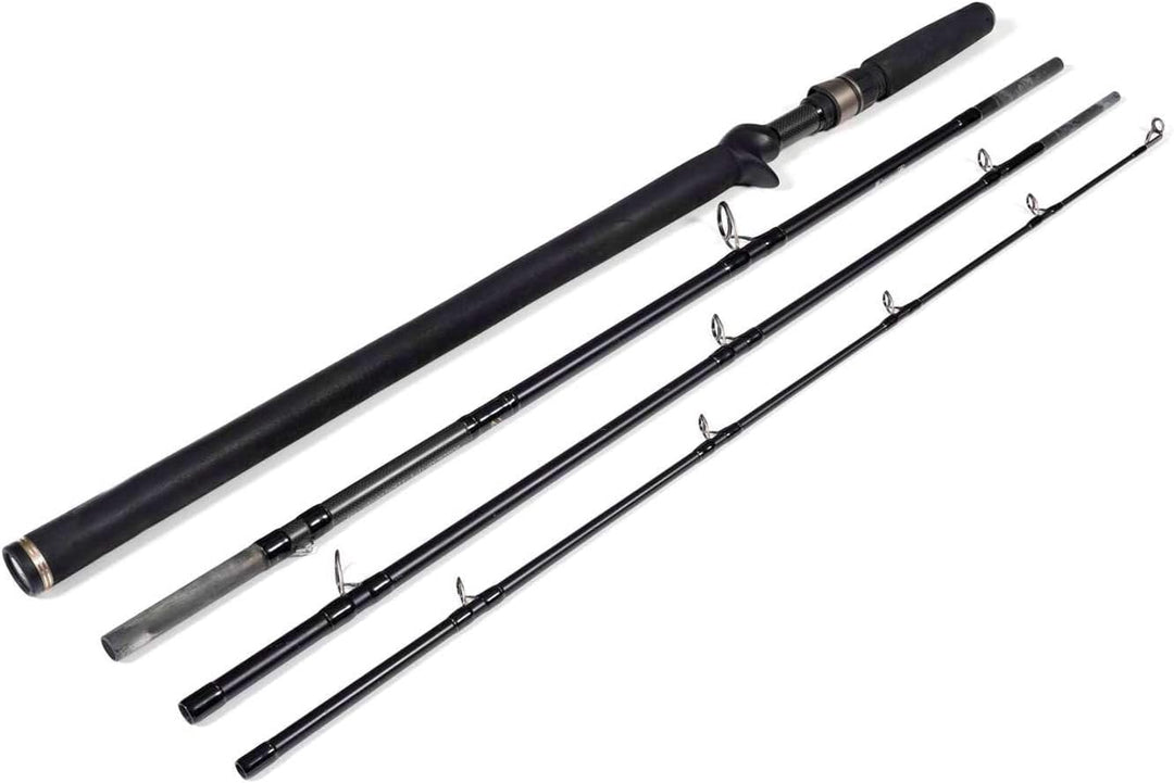 Westin W3 Powercast-T Travel 2nd 233cm XH 20-80g - Baitcasterrute zum Kunstköderangeln, Reiserute, R