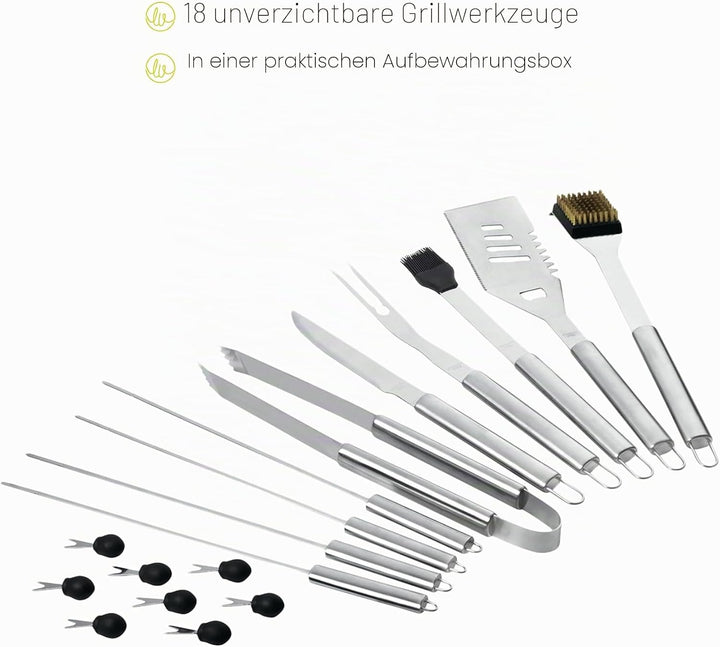 Grillkoffer 18teilig 480x75x265mm