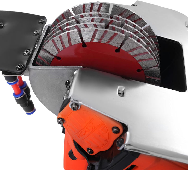 Mauernutfräse Elektrische Schlitzfräse 5200W 10500r/Min Wandfräse Staubfreie Mauerfrase mit Werkzeug