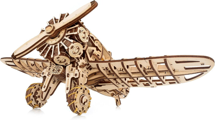 3D Puzzle Holz Flugzeug – DIY-3D Modellbausatz Erwachsene &amp; Jugendliche ab 14 Jahren – Holz Flugzeug