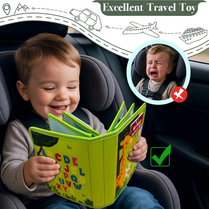 Busy Board Montessori Spielzeug ab 1 Jahr, 22-in-1 Interaktives Activity Board für Kleinkinder, Früh