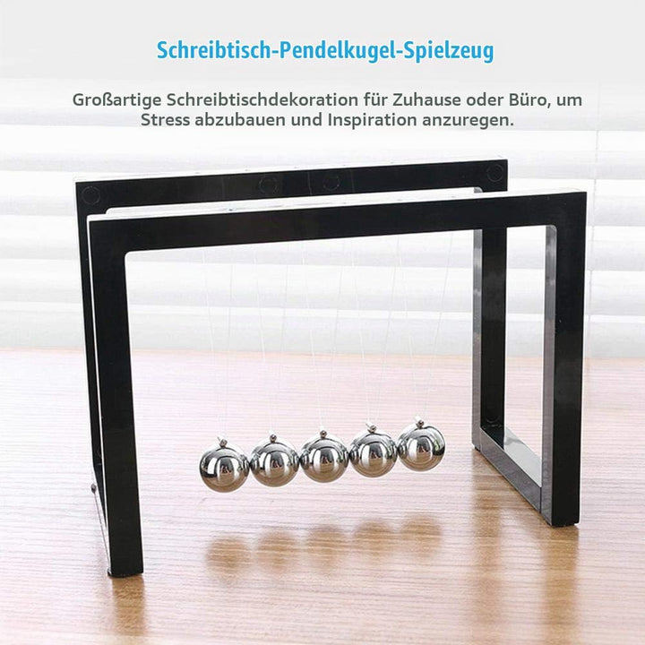 MAGT Newton Pendel, Kugelstosspendel Metallphysik Wissenschaft Kugelpendel Schreibtisch Spielzeug De
