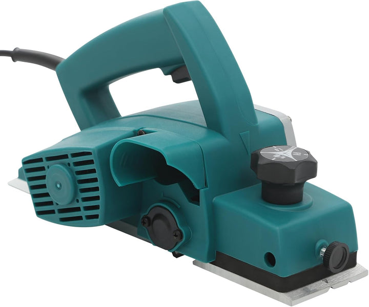 600W Elektrohobel, Hobelmaschine, Handhobel Elektrisch, 16500r/min, Hobelbreite 82mm, Hobeltiefe 0-2
