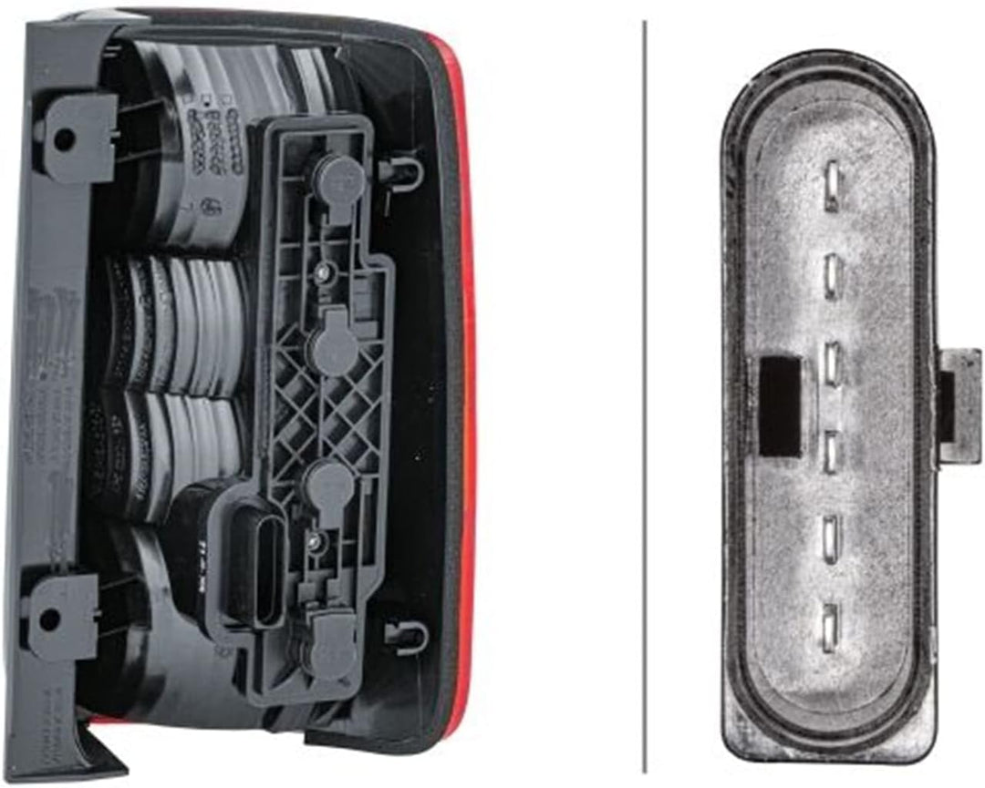 HELLA 2VP 354 999-011 Heckleuchte - Glühlampe - links - für u.a. VW Caddy III Box (2Ka, 2Kh, 2Ca, 2C