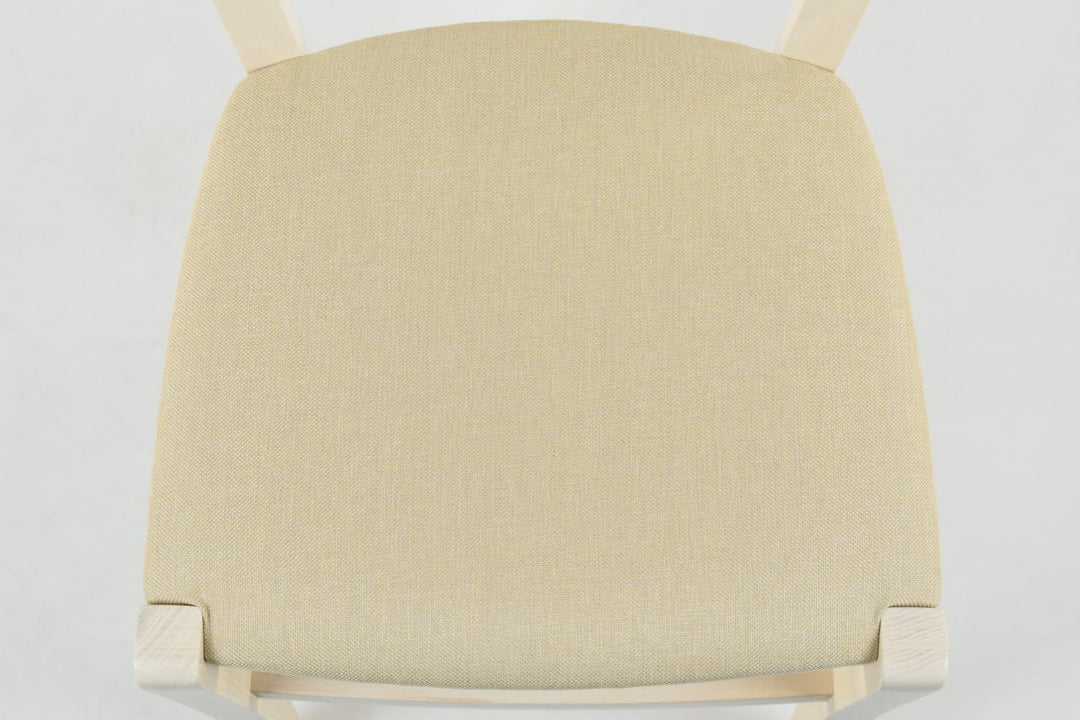 TM C S Tommychairs Klassischer Cross Stuhl für Küche, Bar, Esszimmer, mit Gestell aus Buchenholz lac