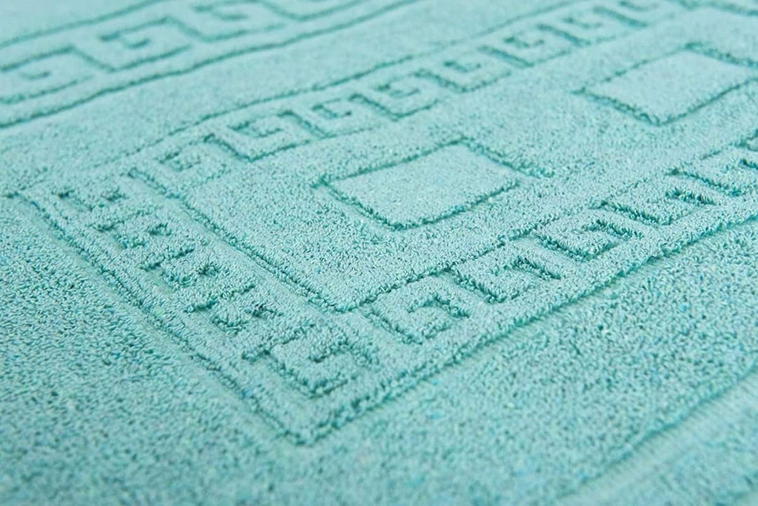 HomeLife Badezimmerteppich Aquamarin, 60X90 - Badematte saugstark - Maschinenwaschbarer Badteppich -