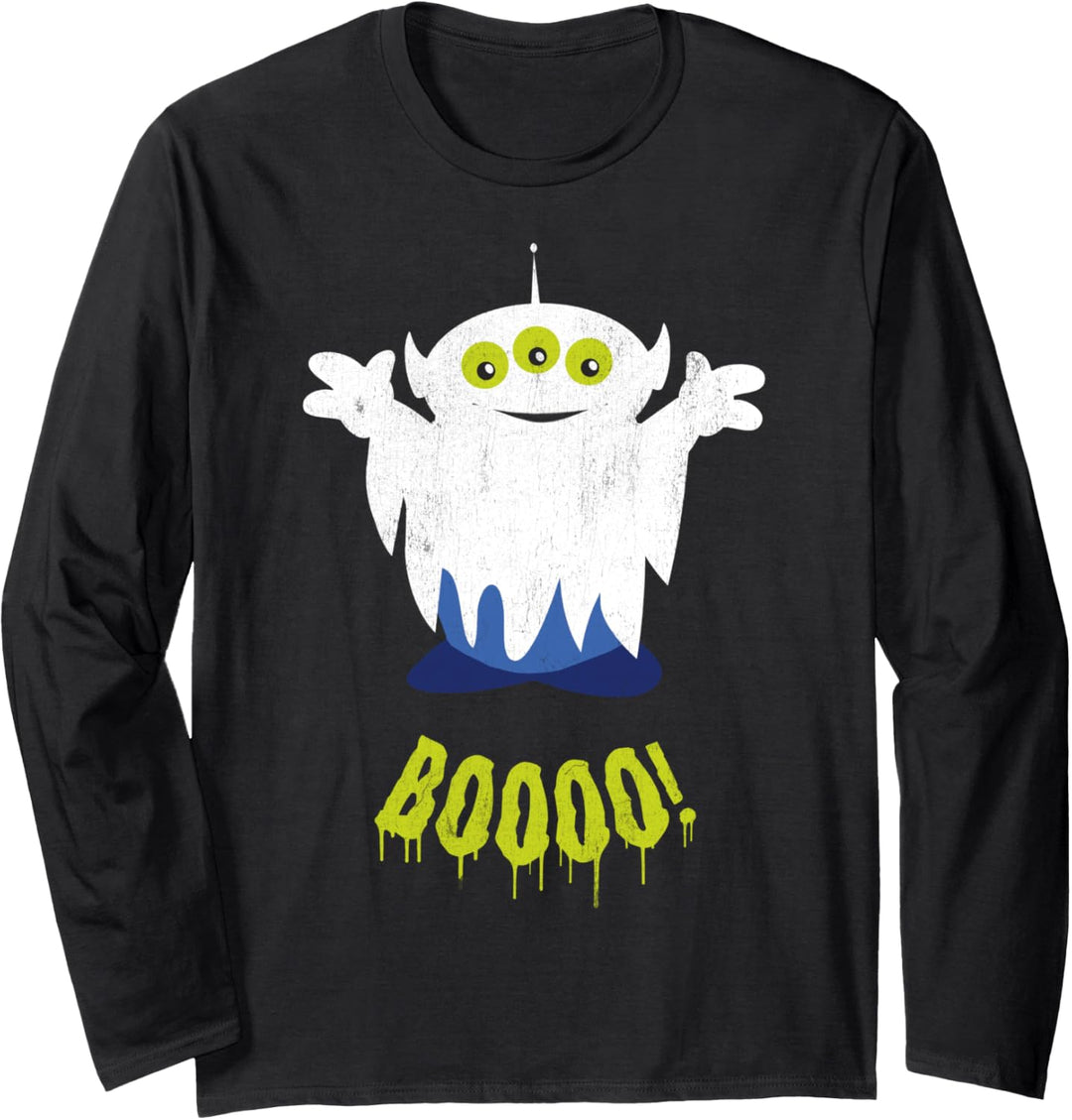 Disney Pixar Toy Story Alien Ghost Boooo Halloween Langarmshirt