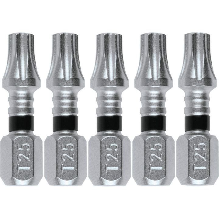 Makita E-00636 Impact XPS T25 Torx 1" Insert Bit, 5/pk 5/pk T25, 5/pk T25