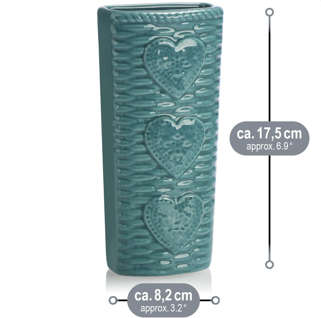 com-four® 3X Luftbefeuchter aus Keramik - Heizkörper-Verdunster zum Befeuchten der Raumluft - Wasser