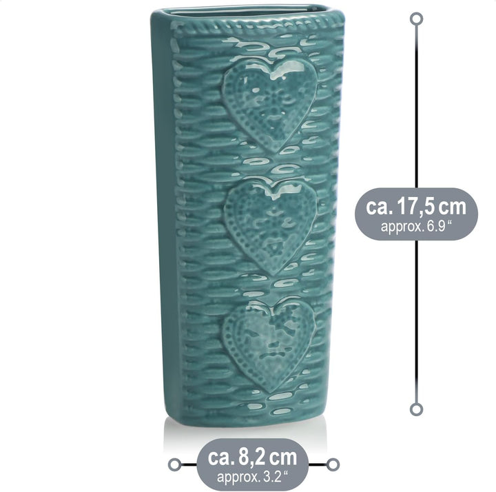 com-four® 3X Luftbefeuchter aus Keramik - Heizkörper-Verdunster zum Befeuchten der Raumluft - Wasser