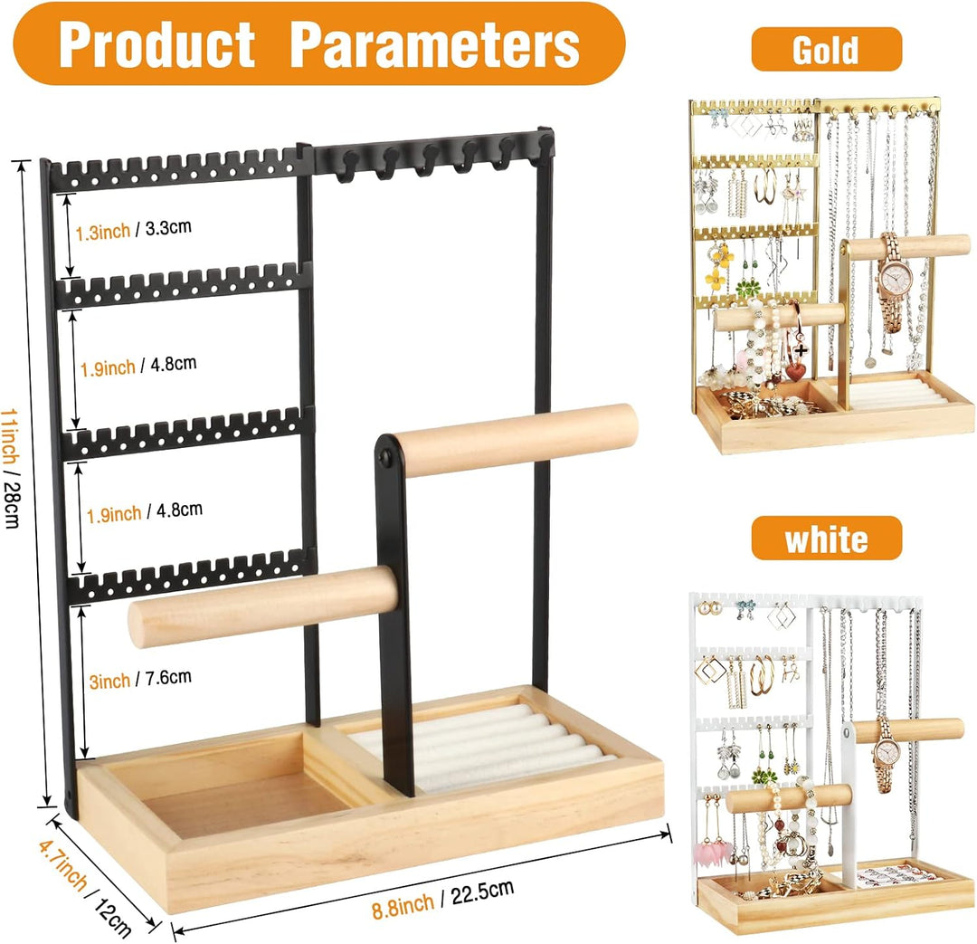 Kingling Schmuckständer, Schmuckhalter Schmuck-Organisator Schmuckständer Ständer zur Aufbewahrung v