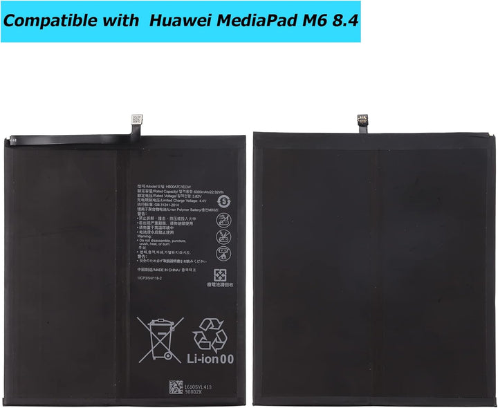 HB30A7C1ECW Akku Kompatibel Für Huawei MediaPad M6 8.4 VRD-AL09/VRD-W09 with Tools, HB30A7C1ECW