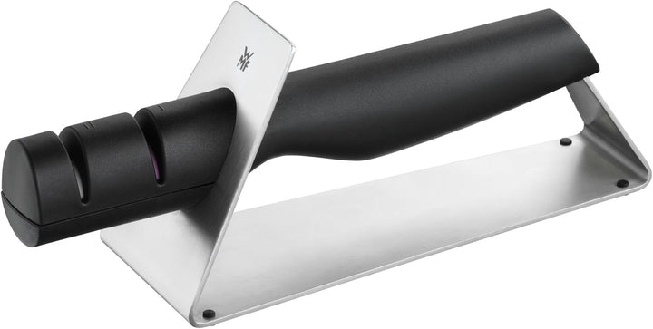 WMF Messerschärfer Gourmet Keramikscheiben 2 Stufen Vor- und Nachschleifen sichere Handhabung & Pfan