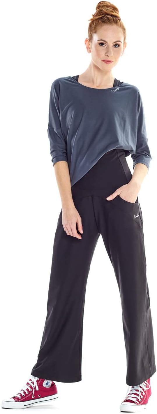 WINSHAPE Damen Damen Functional Light and Soft ¾-arm Top Dt111ls Yoga-Shirt XS Anthrazit, XS Anthraz