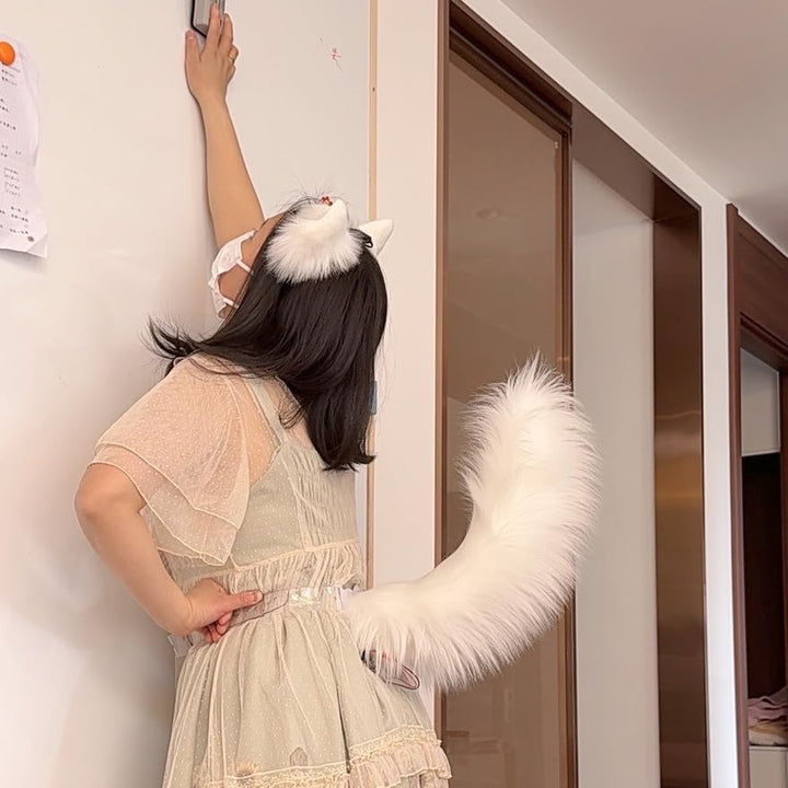 Elektrischer Schwanz, motorisierter Schwanz, beweglicher Kunstschwanz für Cosplay und Paty, flauschi
