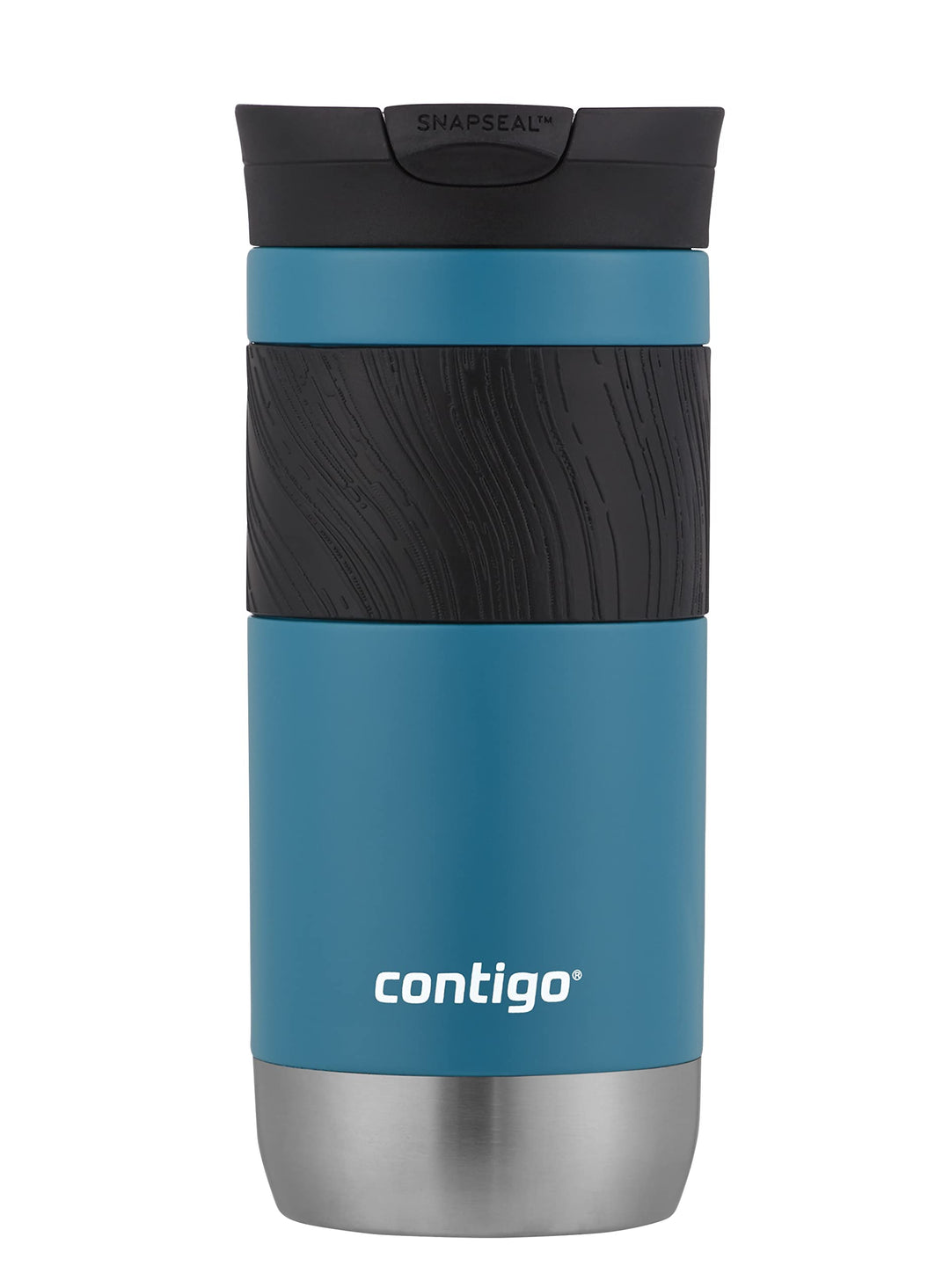 Contigo Byron 2.0 Thermobecher, Edelstahl Isolierbecher mit Snapseal Verschluss, Kaffeebecher to go,