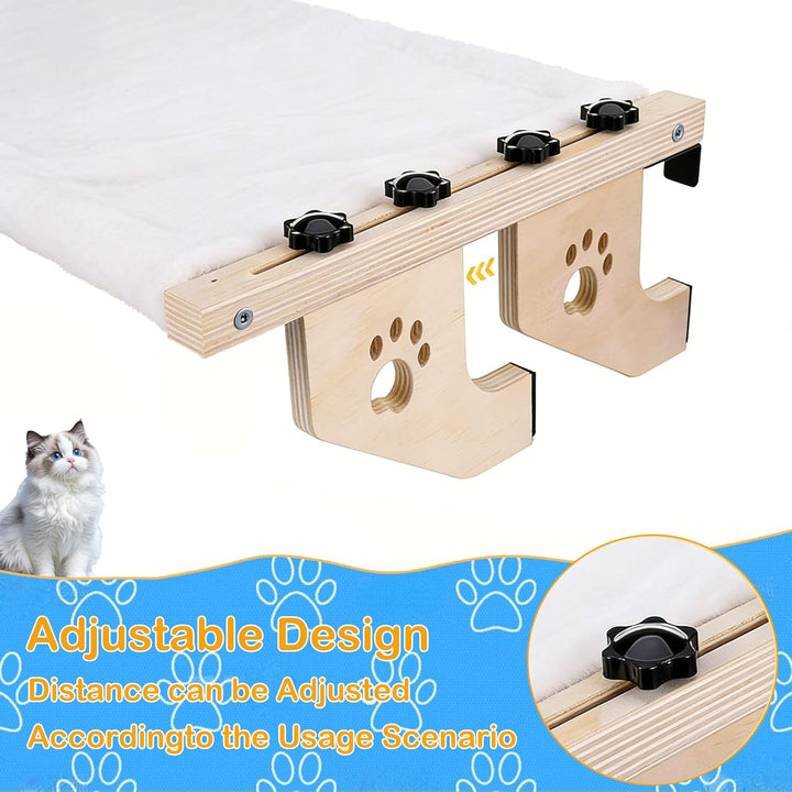 Heizungsliege Hängende Katzenhängematte, Holz Hängematte Katze Heizung, Katzenbett Hängen, Fensterba