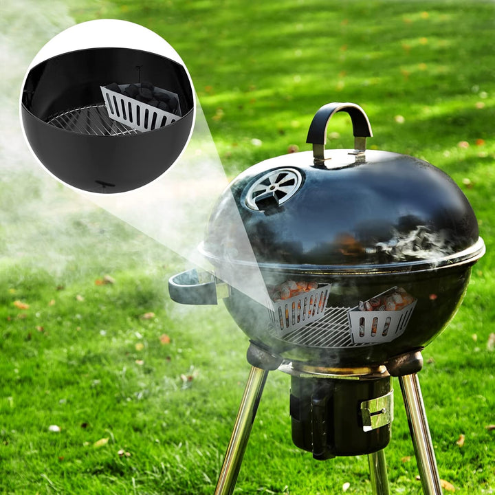 onlyfire Kohlekorb für Weber 57/67cm Holzkohlegrills, Holzkohlekörbe Kugelgrill, Direktes und Indire