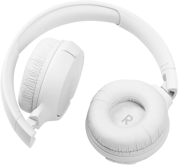 JBL Tune 510BT Kabellose On-Ear-Kopfhörer mit Purebass Sound, Weiss
