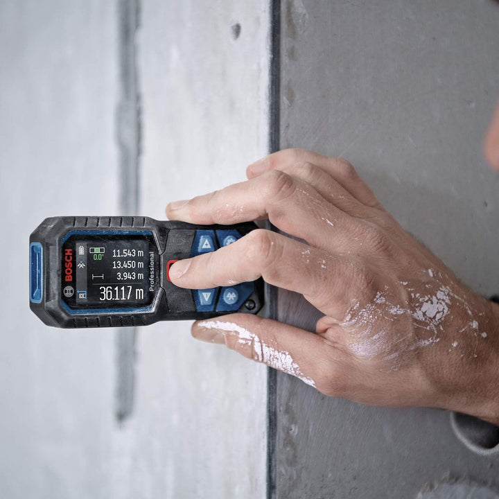 Bosch Professional Laser-Entfernungsmesser GLM 50-27 C (Reichweite: bis 50 m, robust, IP65, Bluetoot