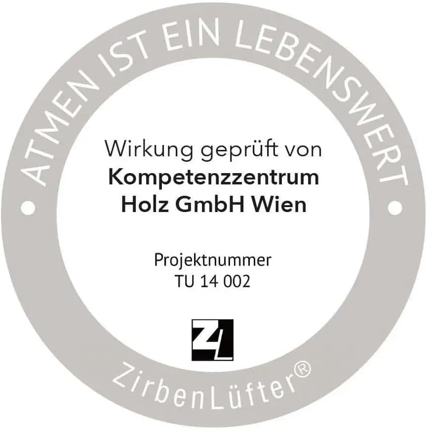 Zirben Familie I ZirbenLuftreiniger AURA PLUS Luftreiniger & Luftbefeuchter für Räume bis 40 m² I ge