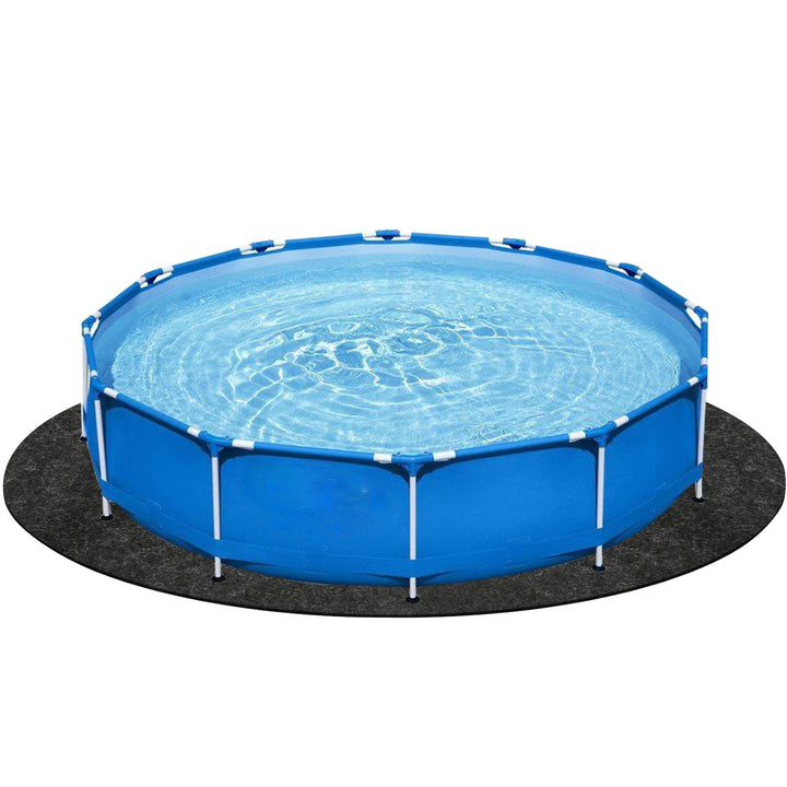 Bodenplane für Pools,Poolmatten Schutzboden, 4m Poolunterlage, Bodenschutzplane Swimmingpool,Verhind
