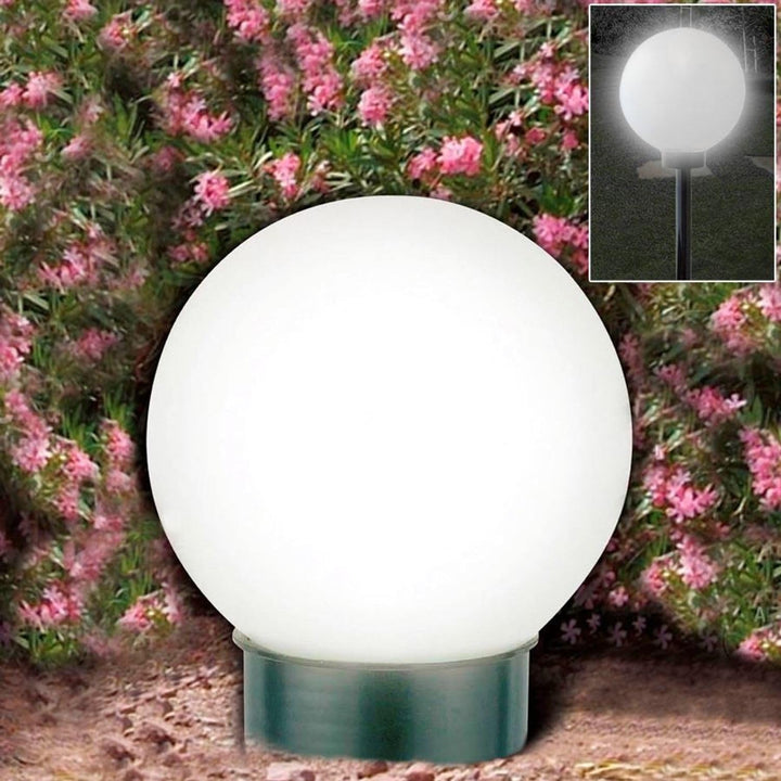 Solar Kugelleuchten 2er Set LED Gartenleuchten 3 in 1 Aussen Solarleuchten | BURI Solarleuchte mit D